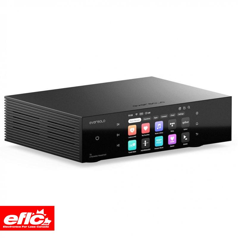 Eversolo T8 Professional Grade Streaming Transport BLACK Canada EFLC Eversolo t8 professional grade streaming transport black canada eflc