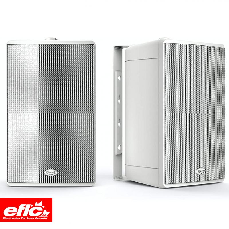 Klipsch KHO7 Indoor/Outdoor 2Way Mounted Speakers (Pair) WHITE Canada