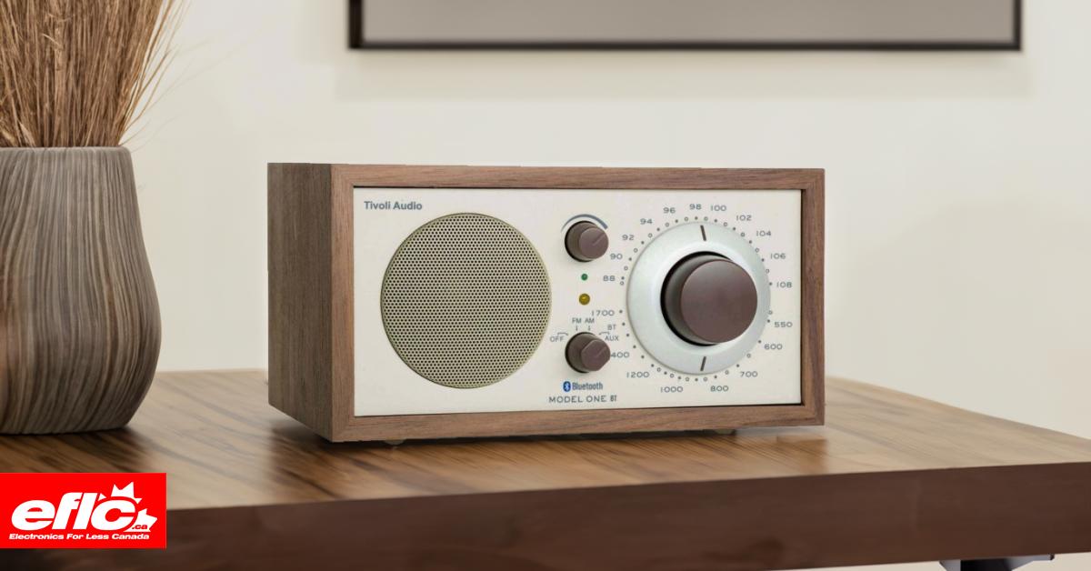 Tivoli Audio M1BTCLA Model One Bluetooth AM/FM Radio CLASSIC WALNUT