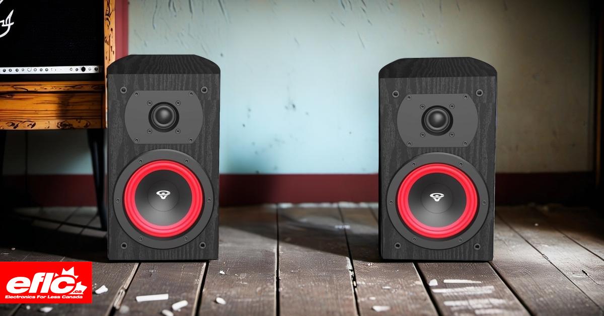 Cerwin Vega LA165 6.5Inch 2Way Bookshelf Speaker (Pair) BLACK Canada
